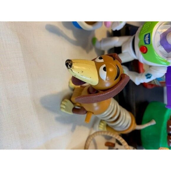 Disney Pixar Toy Story Character Figure Set Buzz Lightyear Woody Jessie Slinky H - Picture 5 of 16